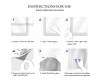 Película De Vidrio Reflector Unidireccional Autoadhesiva Para Control De Calor Solar Decorativa Para Edificios Y Hogares Vinilo De Vidrio Estampado Opaque - details 6