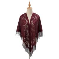 Cardigan Con Borlas Y Parches En V Para Mujer Estilo Vintage Chaqueta De Noche Para Fiesta Y Comidas Talla Única Color Múltiple - details 10