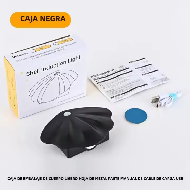 Lámpara De Noche LED Con Sensor De Movimiento USB Tipo-C Lámpara Tricolor Para Decoración De Habitación Pasillo Y Escalera - 1