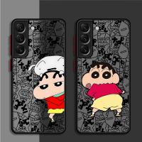 Funda De Teléfono Matte Armor Shockproof Para Samsung Galaxy Note 20 Ultra S23 S22 Ultra 5G Note 10 plus Con Diseño De Crayones S-Shin-C-chan - details 0