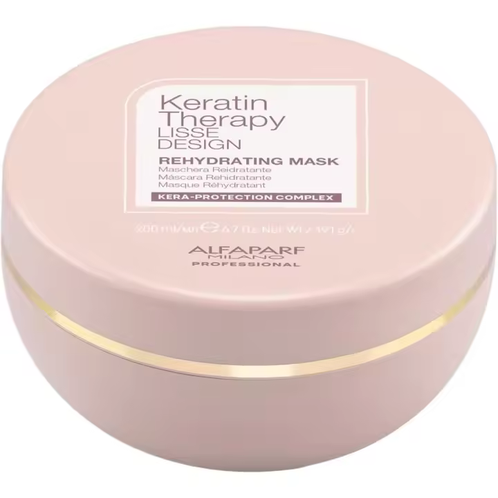 Alfaparf Milano Keratin Therapy Lisse Design Rehydrating Mask 200ml - mascarilla - 1