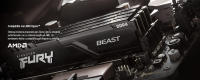 Kingston Technology Memoria RAM Kingston 16GB (2x8), 32GB (2x16) FURY Beast DDR4 3200mhz con Disipador Térmico - details 1