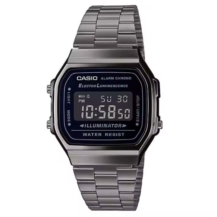 Reloj Digital Casio A168WEGG-1BEF Vintage Iconic - 1