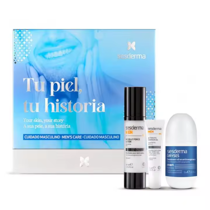 SESDERMA PACK CUIDADO MASCULINO LOCION MEN 50 ML + CONTORNO OJOS MEN 15 ML + DRYSES DESODORANTE - 1