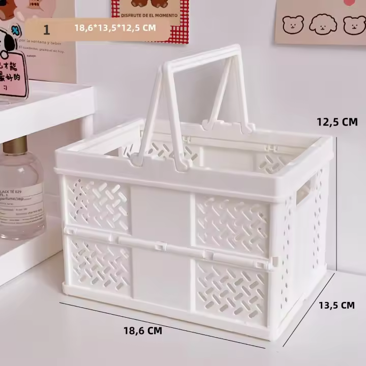 Cesta Plegable De Almacenamiento Multi-Funcional Mr. Paper Estilo INS Para Oficina Accesorios De Escritorio Organizador De Papelería - 1