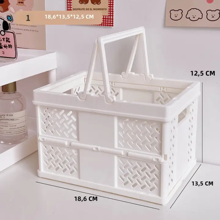 Cesta Plegable De Almacenamiento Multi-Funcional Mr. Paper Estilo INS Para Oficina Accesorios De Escritorio Organizador De Papelería - 1