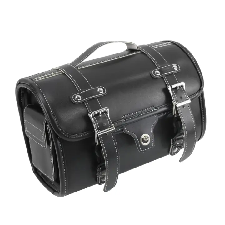 Bolsa De Motocicleta Retro Para Alforja Grande Bolsa De Almacenamiento Para Casco De Scooter Y Mopeds Universal - 1