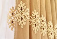 Cortinas Europeas De Tules Con Bordado De Girasoles Y Ceniza Para Sala De Estar Comedor Dormitorio Blanco Negro Cortina Translúcida Antipolvo - details 3