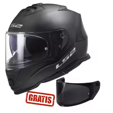 LS2 STORM II NEGRO MATE FF800 22.06 + PANTALLA AHUMADA 168001011/PANTALLA - 1
