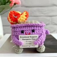 Muñeco De Crochet Divertido Para Decoración De Hogar Y Piso Estilo Moderno Regalo De Navidad Ornamento De Textil Y Fibra - details 8
