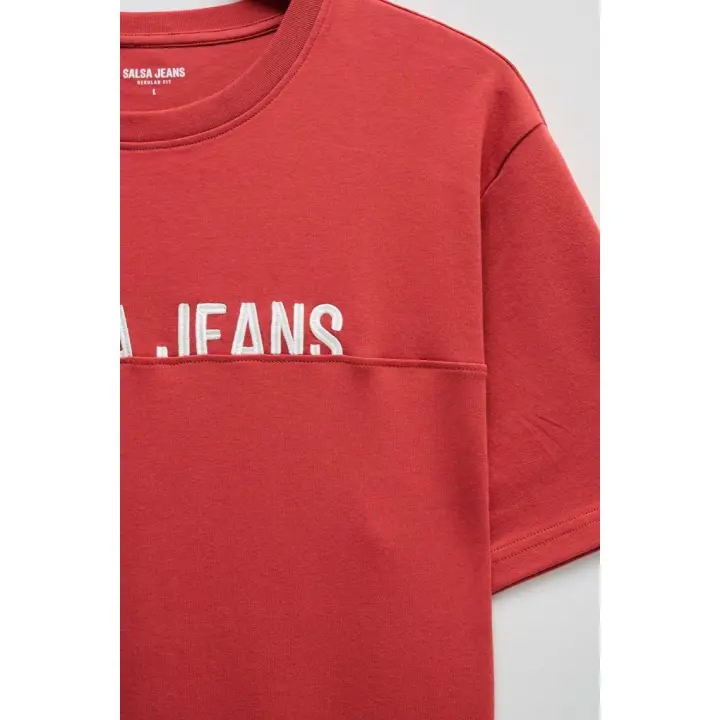 Camiseta Con Logo Roja Salsa - 1