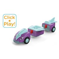 TODDYS - Jim Jumpy - Muñeco y coche desmontable en 3 piezas - Juguete elegante y diferente - Alta calidad - Mini figura - Mayores de 18 meses - Siku - details 0
