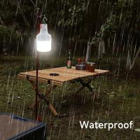Lámpara De Calle Recargable LED Multifuncional Eficiente Energía Emergencia Camping Lámpara Portátil ABS Fuente De Alimentación Batería Recargable - details 1
