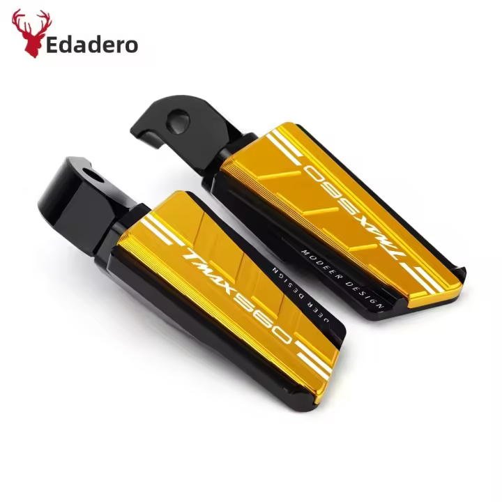 Accesorios De Aluminio CNC Para Motocicleta Pata De Pies Trasera Para Pasajero YAMAHA TMAX530 DX SX T-MAX 530 Tmax560 TECHMAX Negro Azul Oro Rojo Titanio - 1