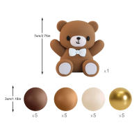 Toppers De Pasteles Para Baño De Rosas Rosa Decoración De Fiesta De Baño De Rosas Para Bebés Niño Y Niña Adornos De Galleta De Dibujos Animados Y Colores Sólidos Para Fiestas De Bebés - details 8