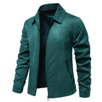 2024 Otoño e Invierno Chaqueta de Solapa Nueva Chaqueta de Moda para Hombres Chaqueta de Ante para Hombres al Aire Libre - details 10