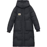 Abrigo de Algodón con capucha extrable para Mujer, Nuevo Mode de Invierno, Longitudinal Media, hasta la rodilla, Gruese, 2024 chaqueta de ropa de Mujer - details 0
