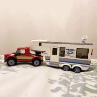 Kit De Modelos De Vehículos Clásicos Para Niños Bloques De Construcción Pequeños Compatible Con Lego Camión De Ciudad Caravana De Camping Regalos Para Niños Edad Recomendada 6-12 Años - details 2