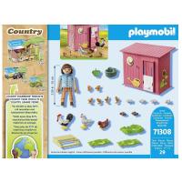 Gallinero de Playmobil Country (71308) con gallo, gallinas y pollitos - details 3