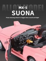 Modelo De Coche De Escala 1/24 Mazda MX-5 En Aleación Con Efectos Sonoros Auténticos Pieza Perfecta Para Expositores Y Coleccionistas De Coches - details 11