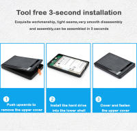 Carcasa De Disco Duro Externo USB 3.0 2.5 Pulgadas UTHAI SSD SATA Serial Port Micro Interface Sin Herramientas Para Mobile - details 13