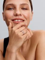 Pandora - Anillo de Perla cultivada de agua dulce con tratamiento de Concha DE LA Princesa Ariel de Disney - Plata de Lei - details 2