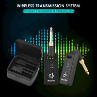 Sistema De Transmisión Inalámbrico M-VAVE WP-8 Para Guitarra Eléctrica Con Recibidor Y Transmisor Batería Integrada Y Caja De Carga 3.5mm Y 6.35mm - details 1