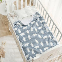 Manta Para Bebé Recién Nacido Invierno Doble Capa Gruesa Suave Manta De Envolver Para Cuna Y Carrito De Compras Estilo Dibujos Animados - details 5