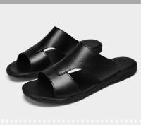CLOHOO Sandalias De Cuero Para Hombre Casual Cómodas Y Antideslizantes De Verano Calzado De Lujo Para Exteriores Talla Verdadera - details 2