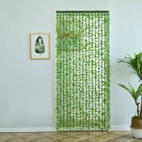 Cortina de Tiras de Hojas Artificiales Verdes para puerta de Jardín, Casa, Cortina de la puerta de Decoración - details 1