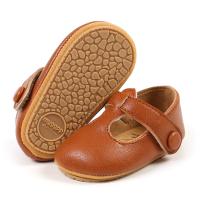 Zapatos De Niña Bebé Caminar Plana PU Cuero Vestido Zapatos Planos Para Niña Escuela Tacón Bajo Cómodo Transpirable Tornillo De Cierre - details 15