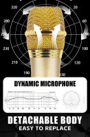 Micrófono Inalámbrico UHF 2 Canales Fijo Para Party Karaoke Profesional Iglesia Show Conferencia Handheld Micphone CHANGXI - details 4