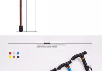 Bastón de montaña plegable de 5 secciones extensible - Para senderismo, trekking o uso como bastón para ancianos - details 2