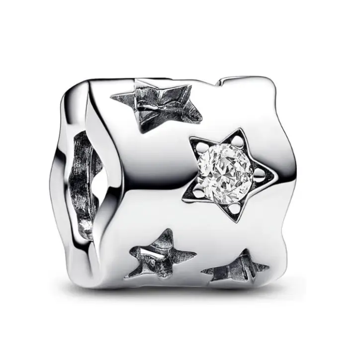 Pandora Colección Momentos Celestial,Estrella calada, Viene con el original embalaje de Caja de Giano. - 1