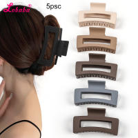 Juego De 5 Piezas De Pinzas Para Cabello De Mujer Estilo Sencillo Color Sólido Fuerte Adhesión Clips De Plástico Moda Accesorios Para El Cabello - details 9