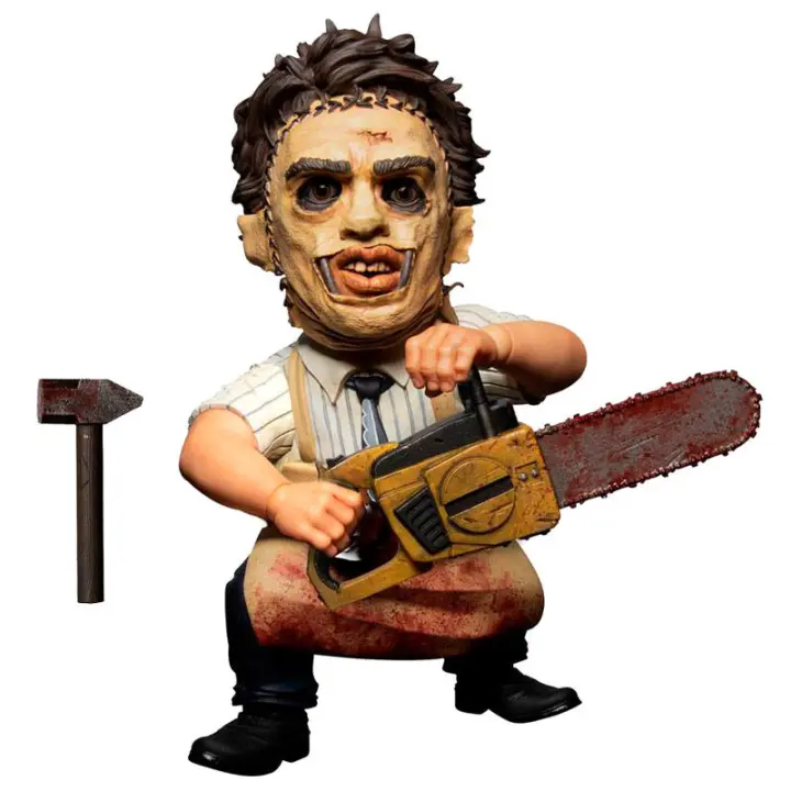 Figura MDS Leatherface La Matanza de Texas 15cmFigura  Coleccionable - Idea de Regalo- Mercancia Oficial - Juguetes para Niños y Adultos - Movies Fans - Muñeco para Coleccionistas y Exposición - 1