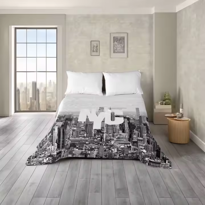 NATURALS - Juego de Sabanas Estampado - 100% Algodón Extra Suave - Incluye  Sábana Encimera + 1 o 2 Fundas de Almohada + Sabana Bajera - Fabricado en España - Modelos Florales - Cama 90/135/150/180 - 1