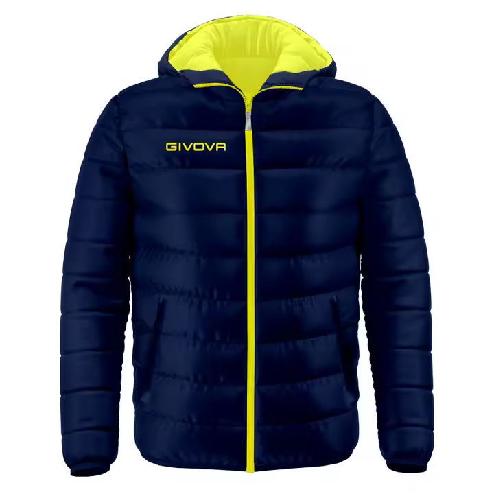 La chaqueta acolchada de invierno Givova Olanda es unisex, disponible en varios colores tanto para adultos como para niños. - 1