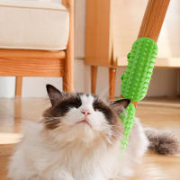 Cepillo De Masaje Para Gatos Eliminador De Pelo De Perro Rascador De Esquina Para Gatos Pequeños Y Gatinos Material Plástico Auto Limpieza - details 6