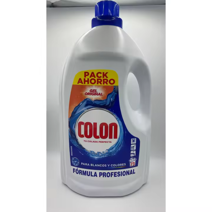 Colon Gel Original  73 LAVADOS- Detergente para lavadora profesional, adecuado para ropa blanca y de color, formato gel - 1