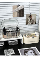 Organizador De Labiales Acrílico Con 20 Slots Y Tapa Caja De Almacenamiento Para Maquillaje Resistente Al Polvo Giratorio Para Cosméticos - details 5