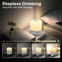 Lámpara Nocturna LED Táctil Portátil Para Bebés Y Adultos Ayuda Al Sueño Recargable Por USB Luz De Maternidad Rectangular - details 3