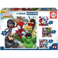Educa Puzzle progresivo Spidey y sus Amigos  12+16+20+25 Educa 19295 - details 0