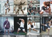Shorts Deportivos De Fitness Anime Para Hombres Y Mujeres 2-en-1 Performance Ropa Deportiva Transpirable Secado Rápido Talla S-4XL - details 0