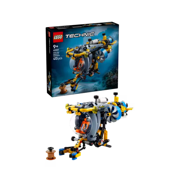 LEGO Technic 42201 Submarino de Aguas Profundas Contiene 413 piezas - Edad recomendada a partir de 9+ años 25L42201 - 1