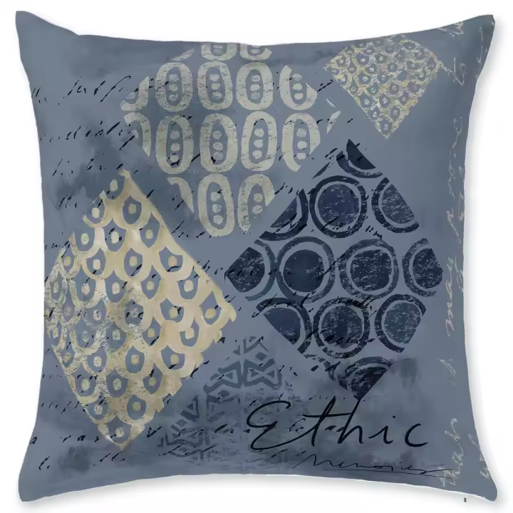 JVR - Cojin Algodón modelo EXOTIC (cojin tipo 1) - Tejido 100% Algodón - Estampado digital - Fabricado en España - Medidas 60x60 - 1