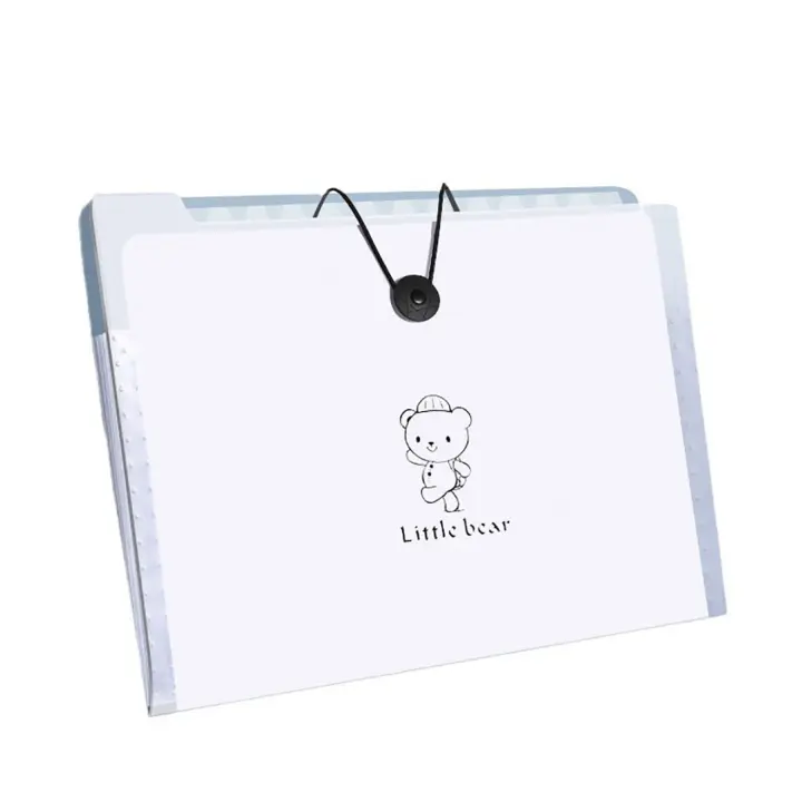 Caja De Almacenamiento De Carpetas A4 Estilo Insert Transparente Herramienta De Organización Y Clasificación De Pruebas Y Libros De Datos - 1