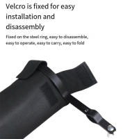 Bolsa De Tubo Para Palillos De Batería Negra Estuche Cilíndrico De Oxford Resistente Con Clip Metálico Accesorios De Percusión - details 5