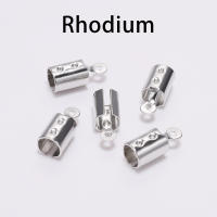 100pcs Tornillos De Cierre Para Cordones De Cuero 5*12mm Conector De Joyería Para DIY Pulseras Accesorios De Metal IRON - details 3
