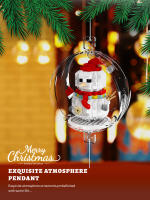 Juguete De Construcción De Partículas Micro Santa Claus Navidad Regalo Lámpara De Bolso De Juguete Para Jardín De Infantes - details 1